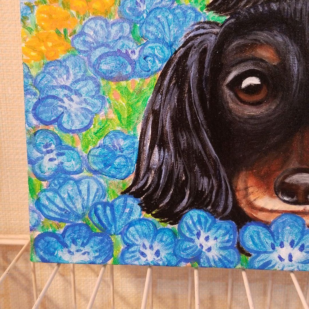 油絵 　専用　仲良しルークとコビー