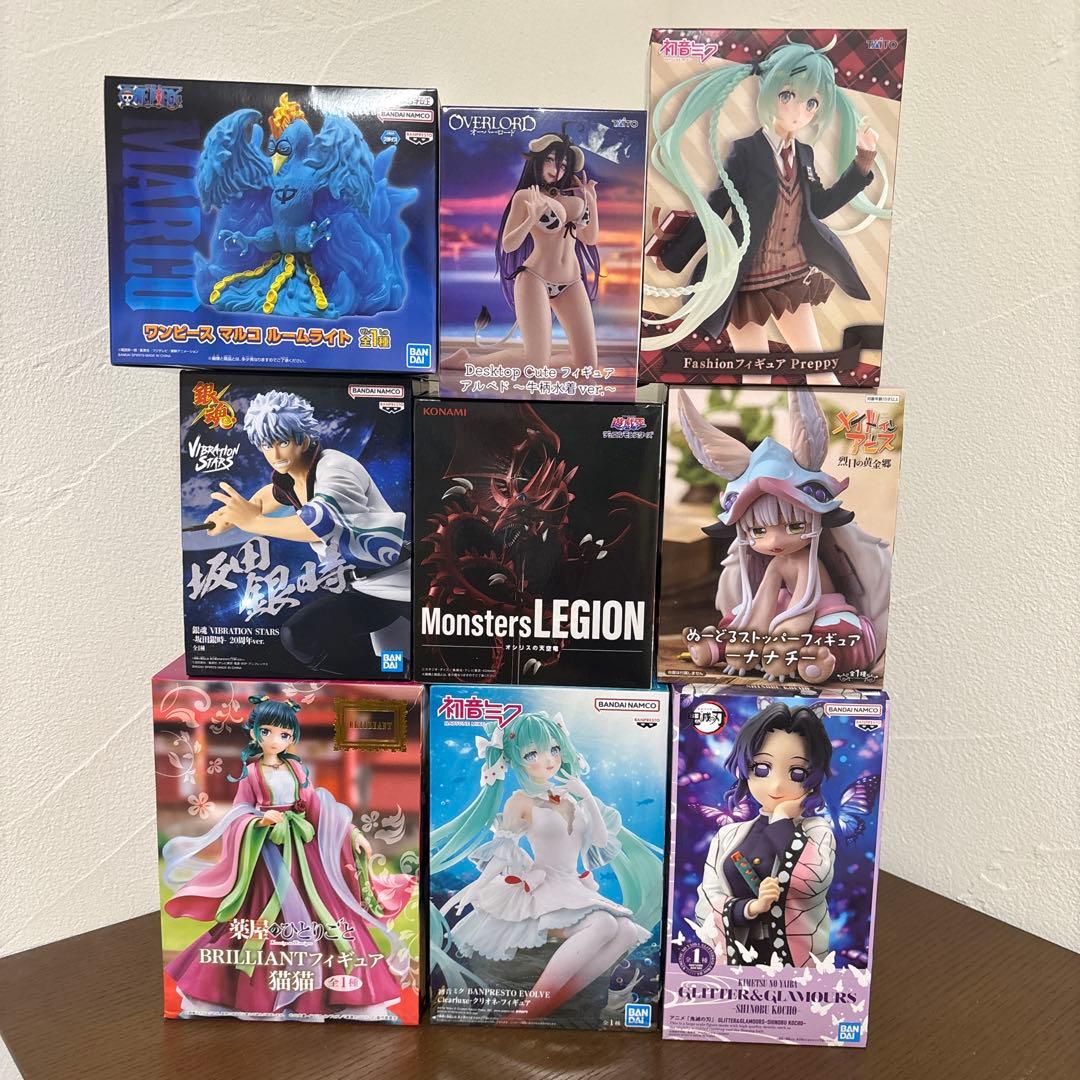 【箱ダメージ有り】 プライズフィギュア　まとめ売り　9個セット