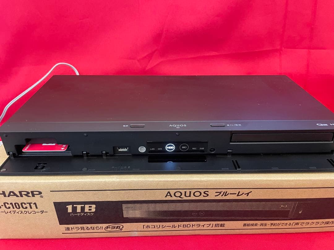 SHARP 2B-C10CT1 ブルーレイディスクレコーダー