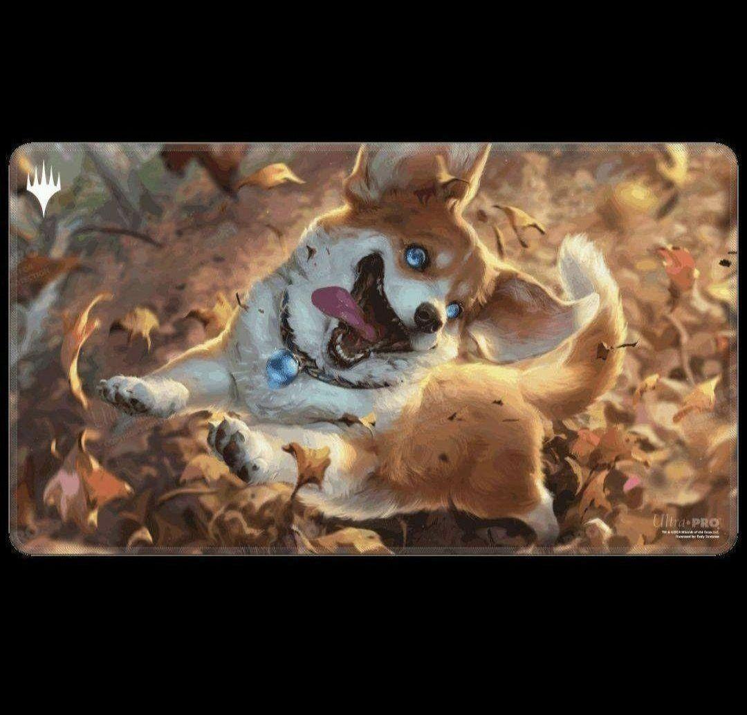 新品 ホロ仕様 MTG ウルトラプロ社製 溌剌の牧羊犬、フィリア プレイマット