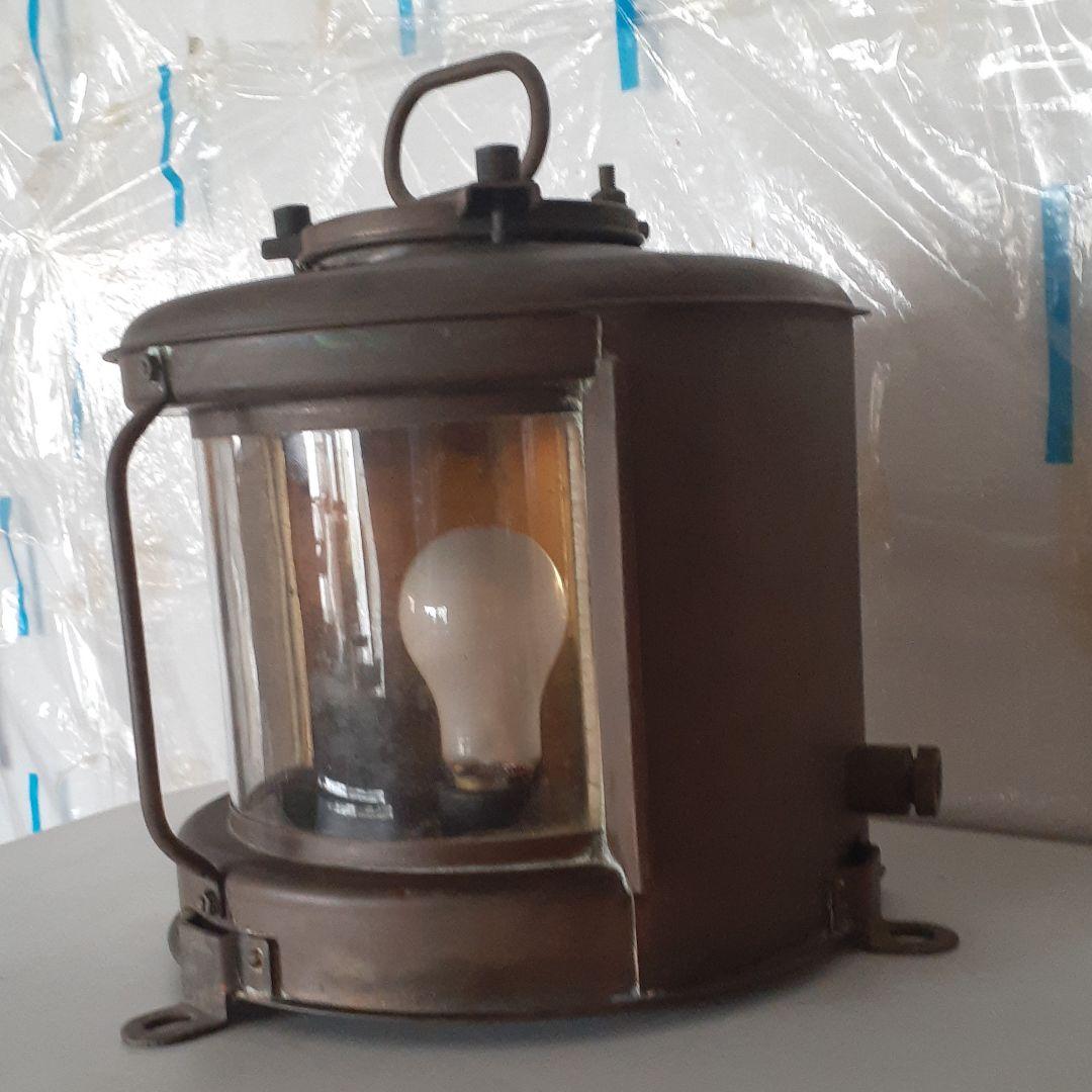 昭和レトロアンティーク航海灯(船尾灯)