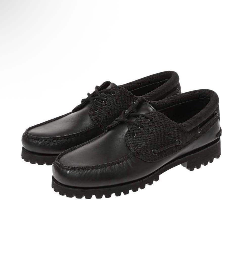 ティンバーランド スリーアイ ボートシューズ ブラック 26cm