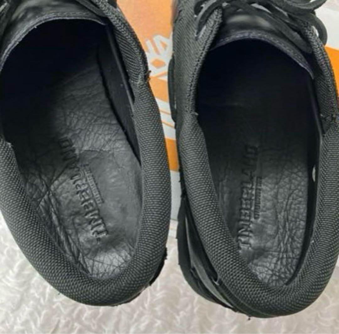 ティンバーランド スリーアイ ボートシューズ ブラック 26cm