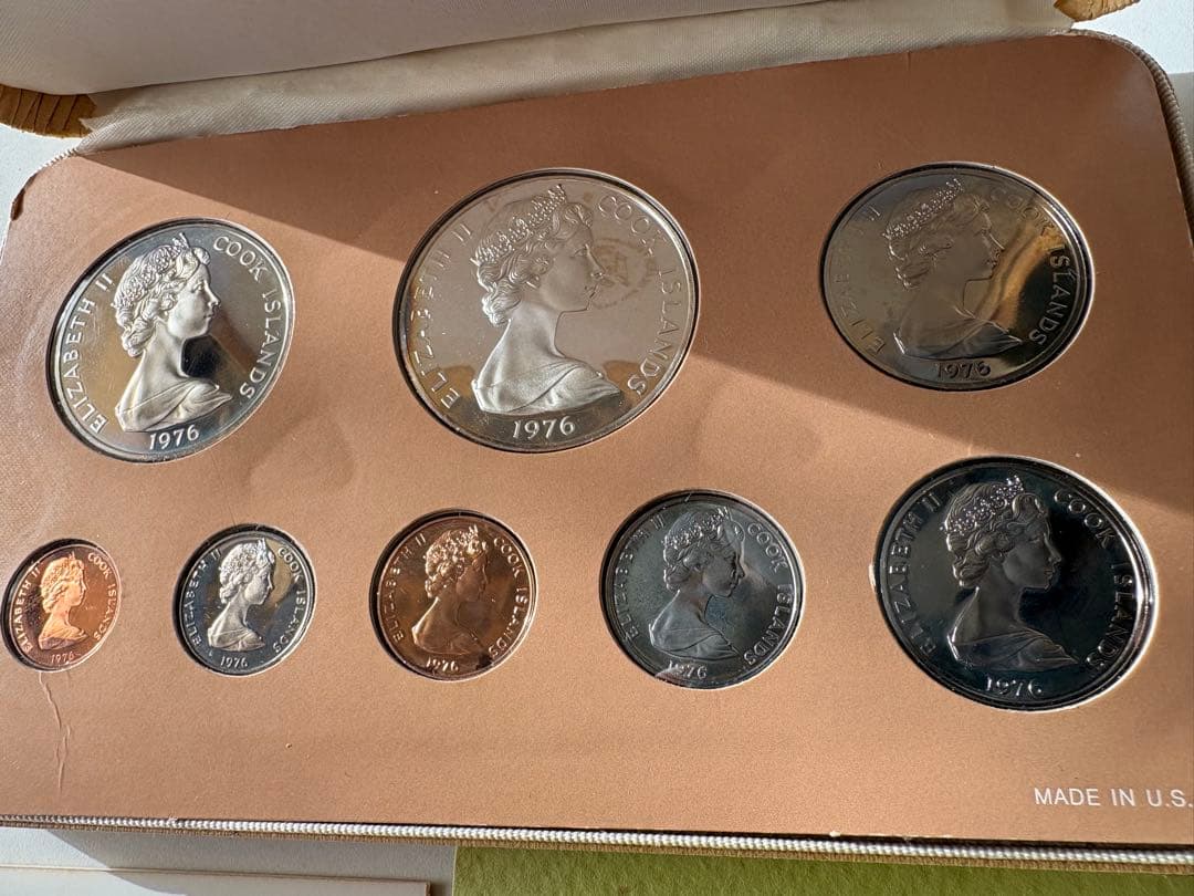 【銀貨含む】クック諸島　プルーフ8種セット　フランクリンミント