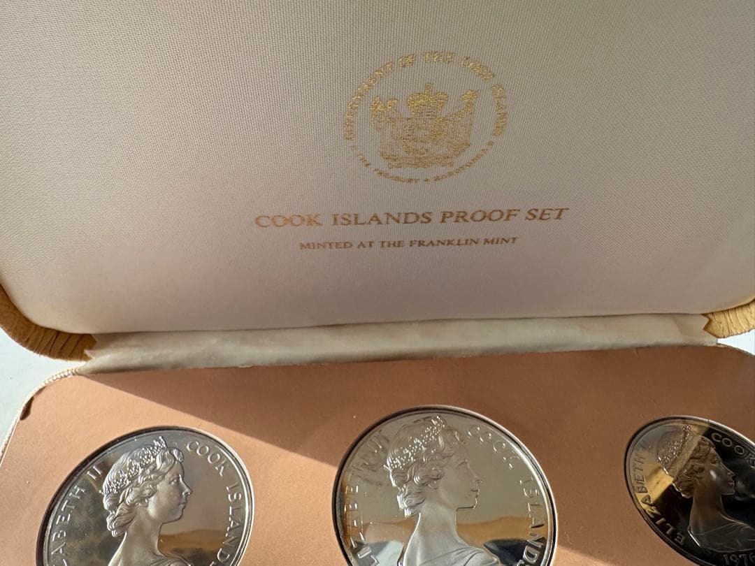 【銀貨含む】クック諸島　プルーフ8種セット　フランクリンミント