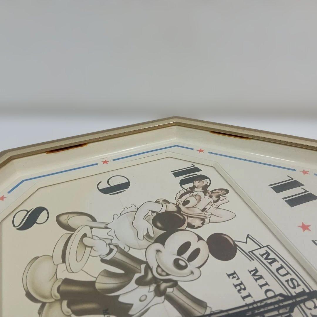 【稼働品】SEIKO Disney リズム　からくり　掛け時計 八角形
