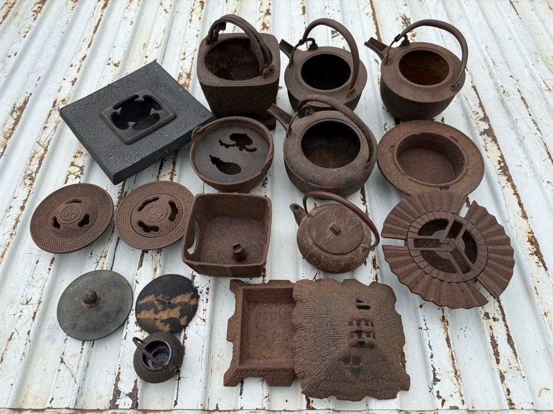 各種　鉄器　鉄瓶　灰皿　茶器　いろいろ　まとめ　金属工芸　鉄製　その他