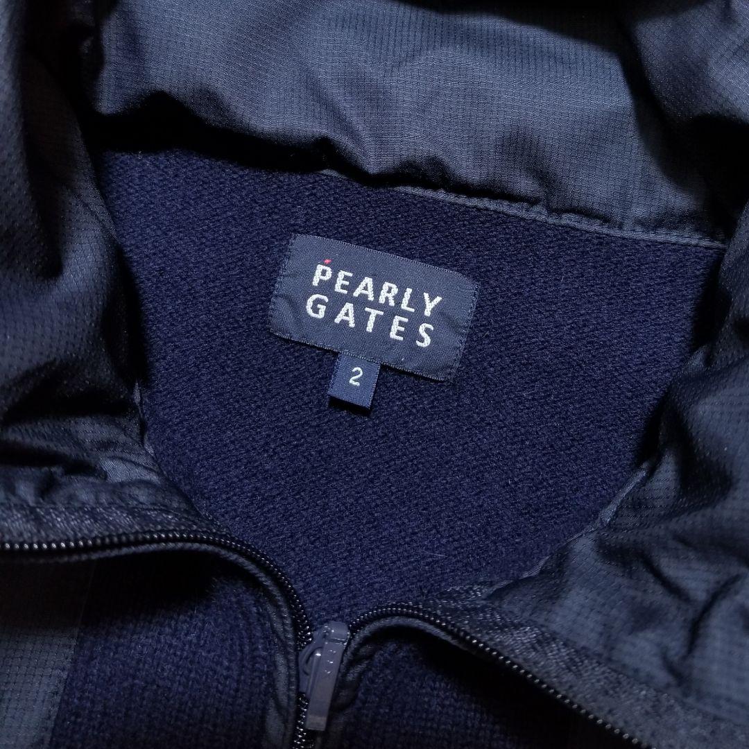 PEARLYGATESパーリーゲイツニットセーター　フード収納カシミヤ混サイズ2