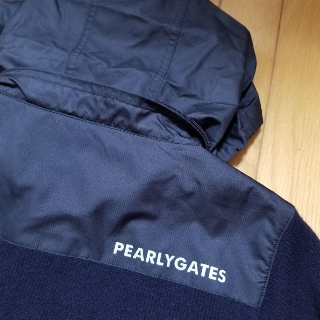 PEARLYGATESパーリーゲイツニットセーター　フード収納カシミヤ混サイズ2
