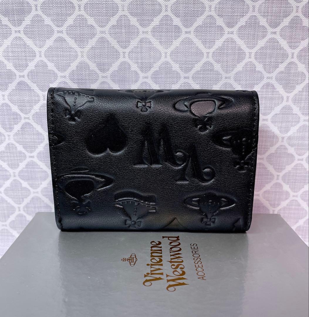 【内柄も素敵☆最新】Vivienne Westwood 三折り財布 マット