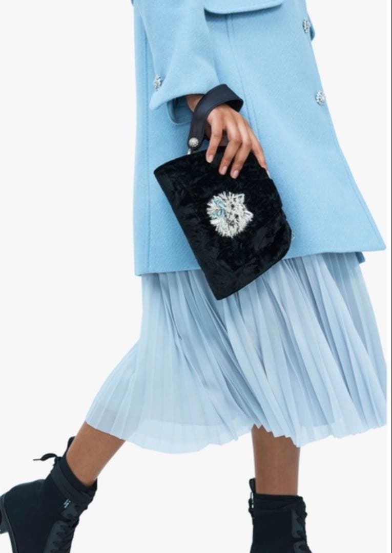 ケイトスペードニューヨーク パーティーヴェルベット キャットクラッチ