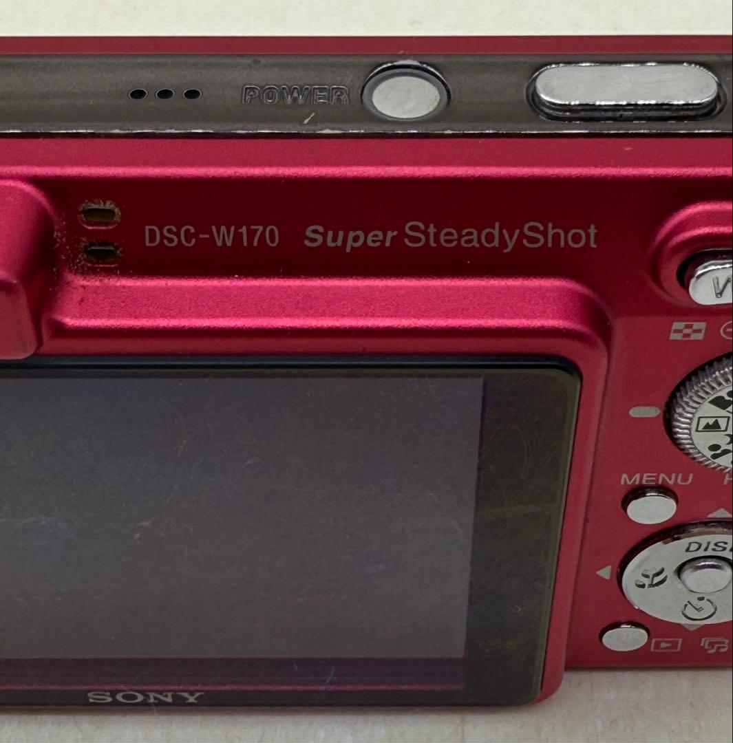 Sony Cyber-shot DSC-W170赤コンデジ ＃243