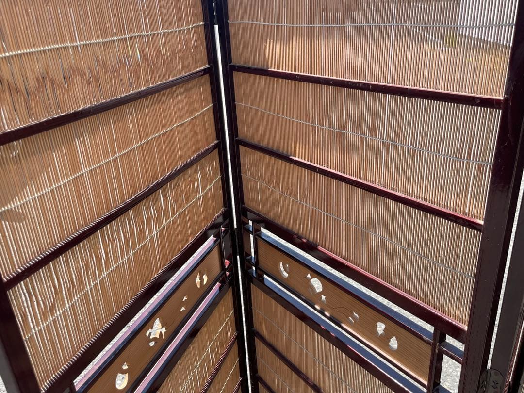 衝立　パーテーション　間仕切り　住まい　年代物　和風　家具　インテリア　和室