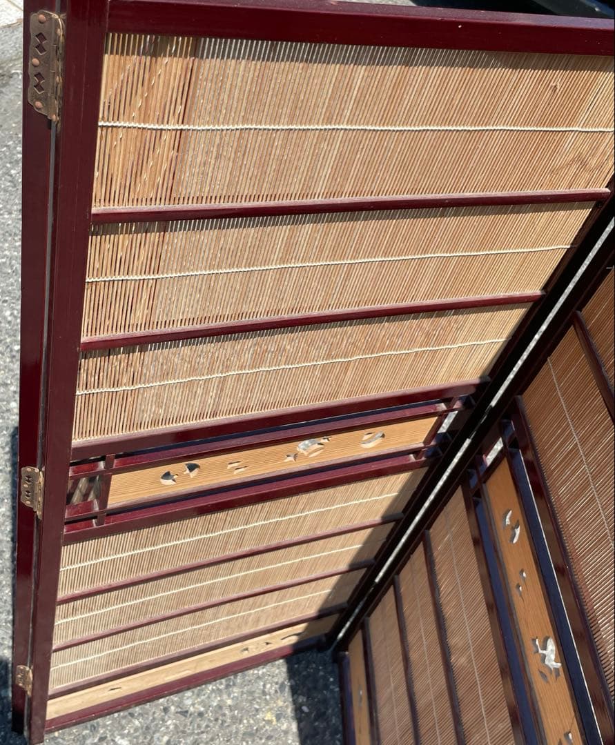 衝立　パーテーション　間仕切り　住まい　年代物　和風　家具　インテリア　和室