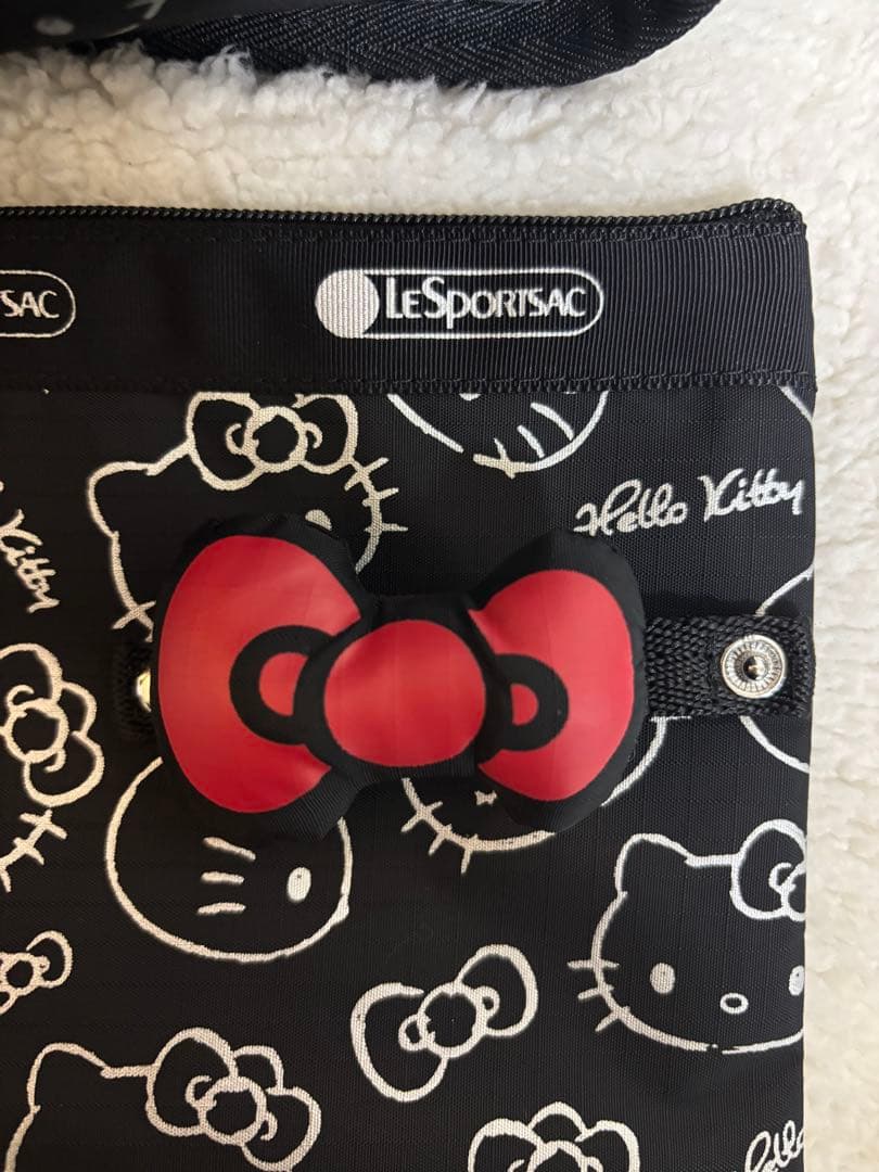 【タグ付き新品】レスポートサック × ハローキティ 50周年限定ショルダーバッグ