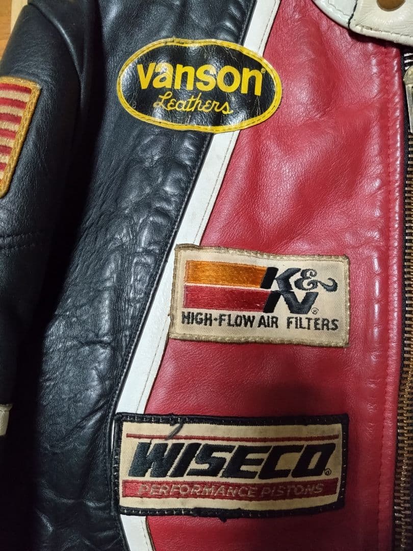 VANSON バンソン RJV シングルライダース サイズ40