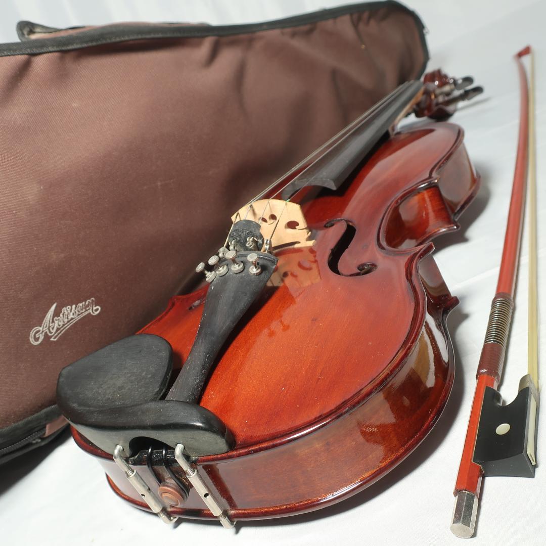 Artisan SVS-400 バイオリン 4/4 ケース 弓 KUN肩当 付属