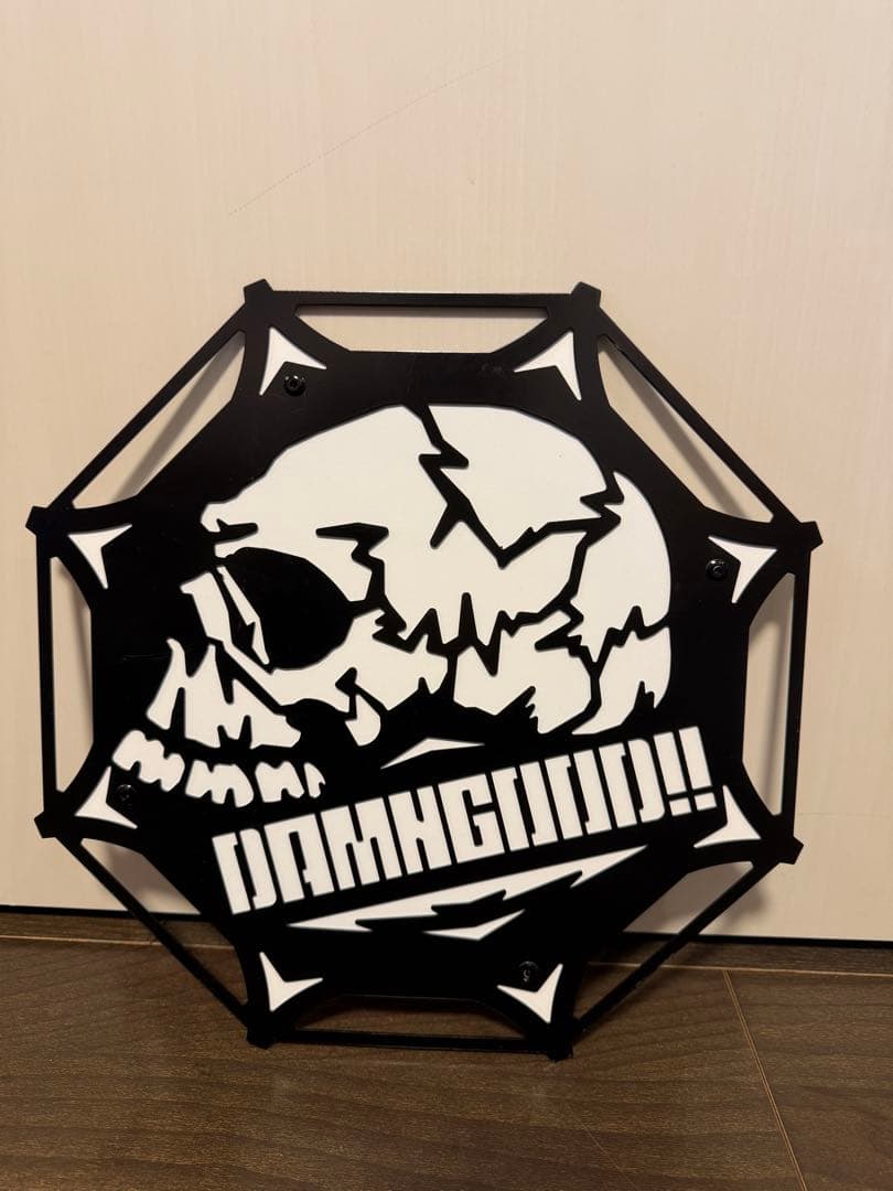 DAMNGOOD!! スカルデザイン アウトドアテーブル天板