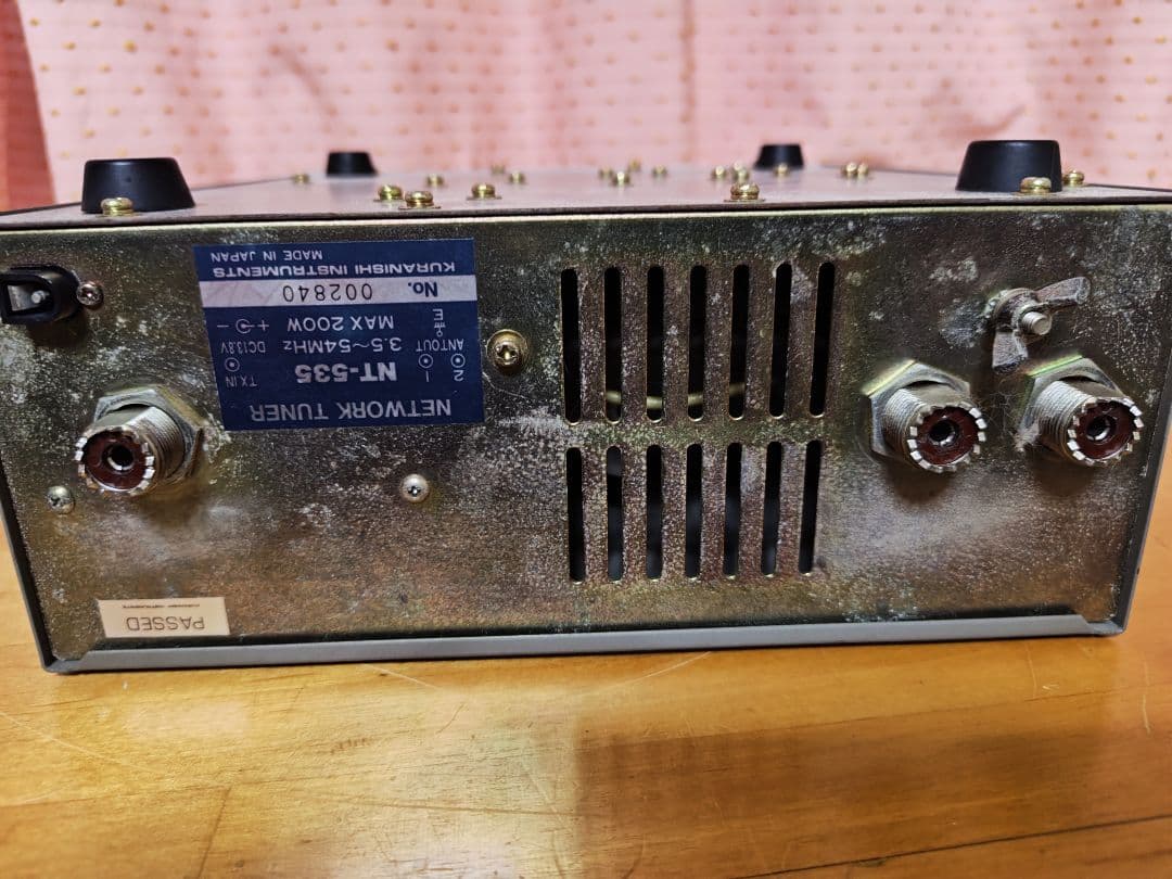 クラニシ NT-535 HF/50MHz 200W アンテナチューナーSWR計