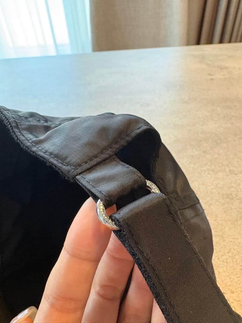 MONCLER モンクレール キャップ 黒 クリスタルロゴ 希少モデル