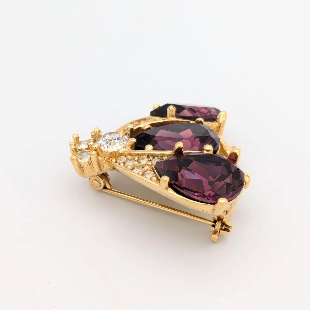 極美品 Christian Dior ディオール ハチ ビー 蜂 ブローチ 希少