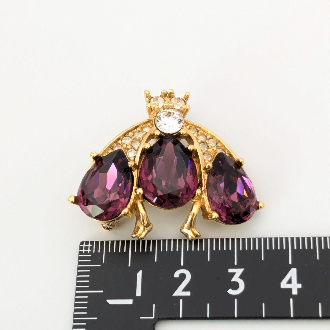 極美品 Christian Dior ディオール ハチ ビー 蜂 ブローチ 希少
