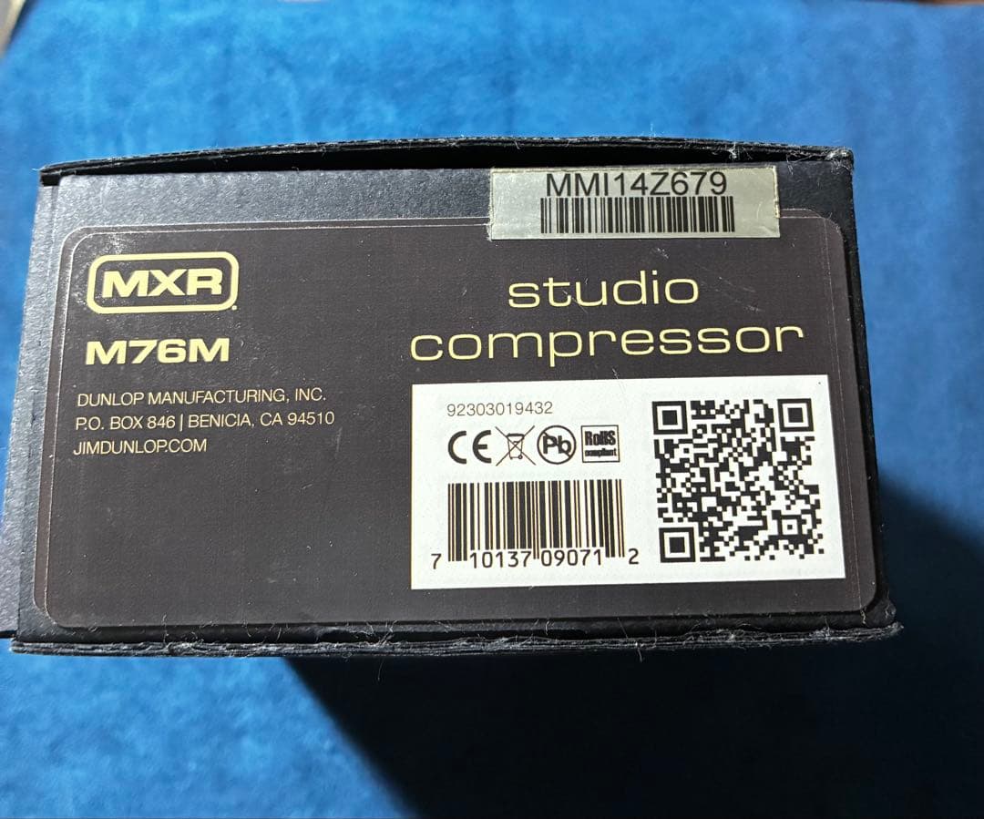 MXR M76 STUDIO COMP スタジオコンプレッサー