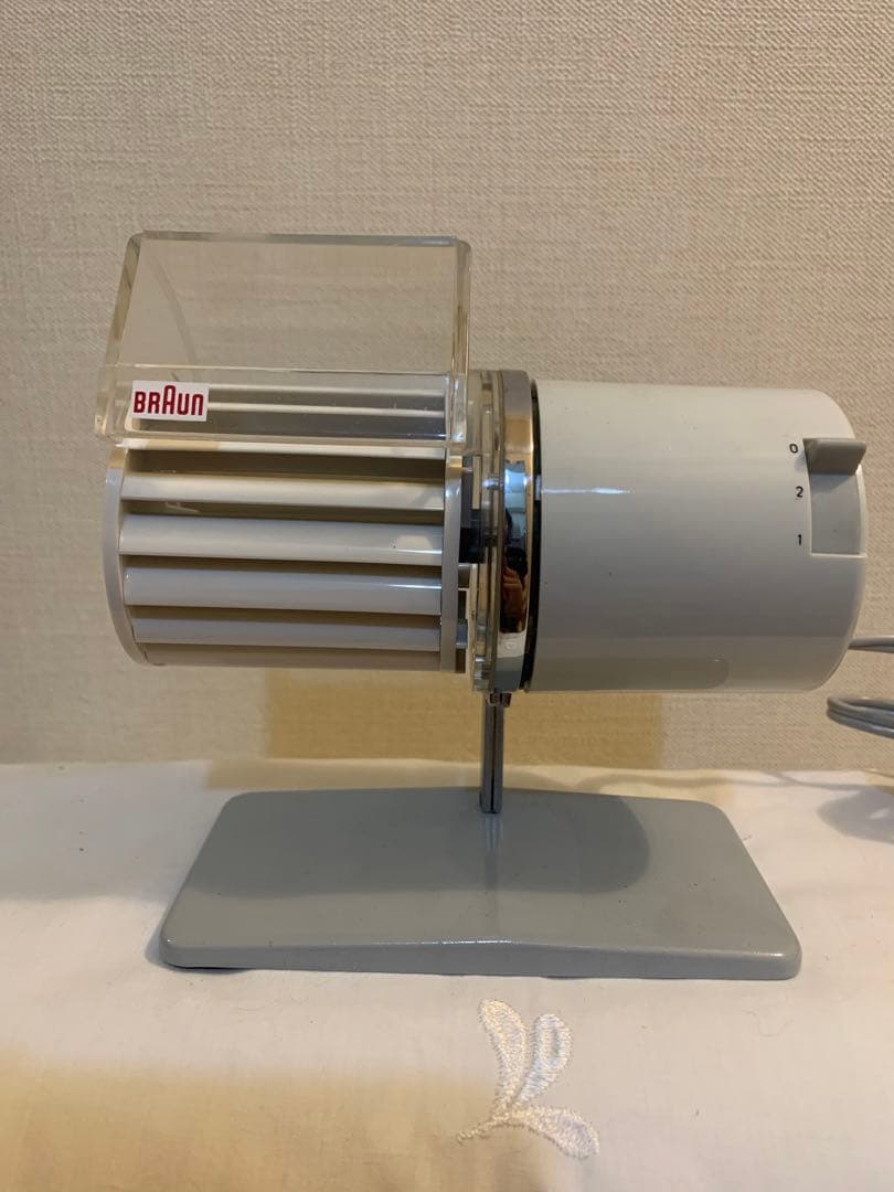 【動作確認済み】　ドイツ　BRAUN 卓上扇風機　ヴィンテージ　美品！