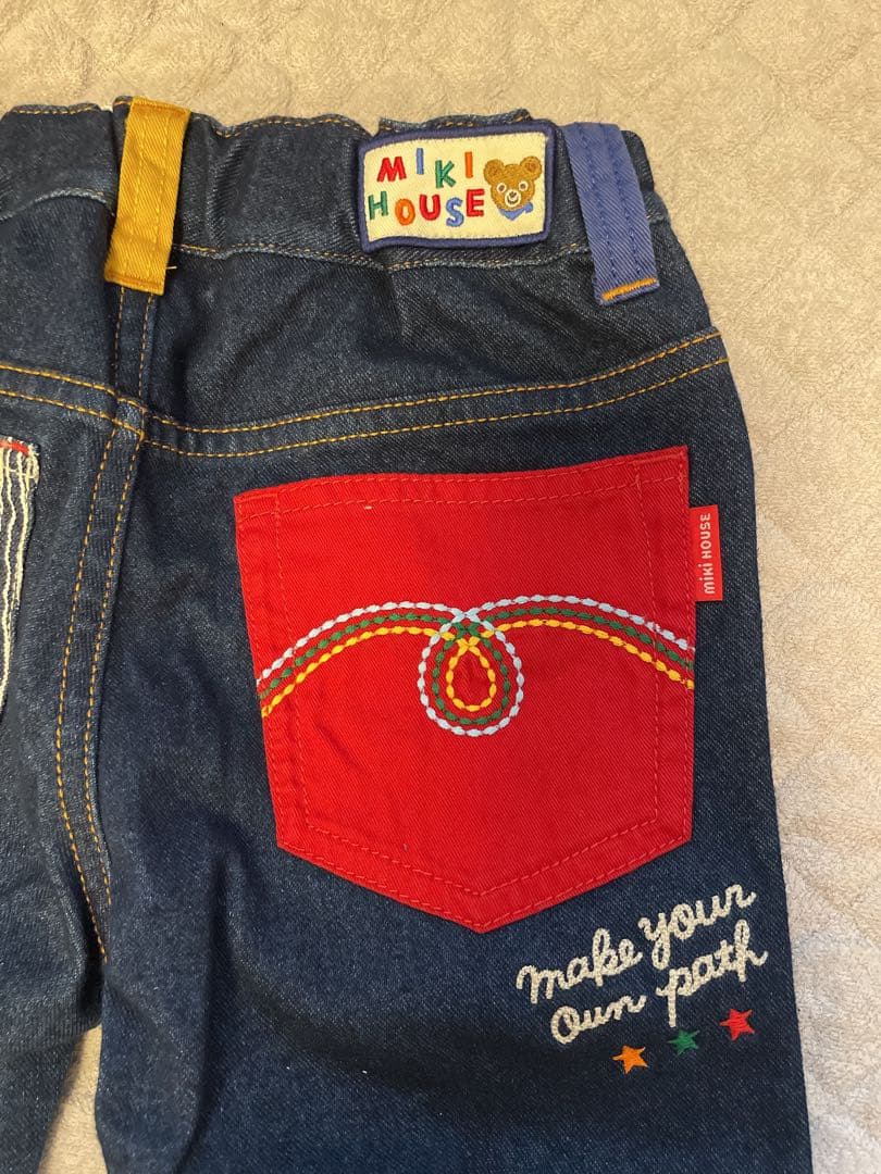 【新品未使用】ミキハウス ベースボール パンツ 120cm