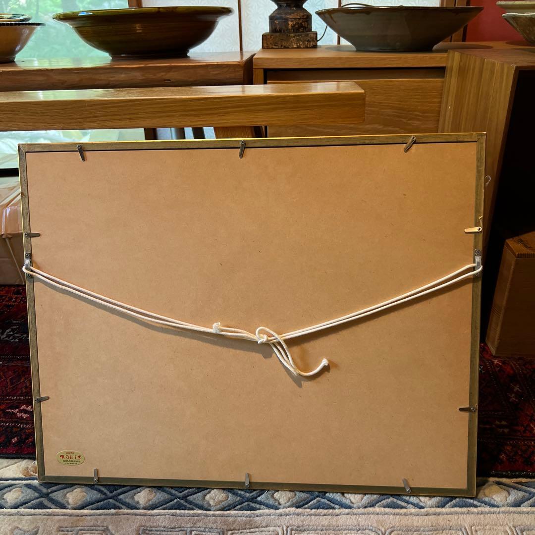 関口俊吾　水彩画 Seki guchi 金色フレーム