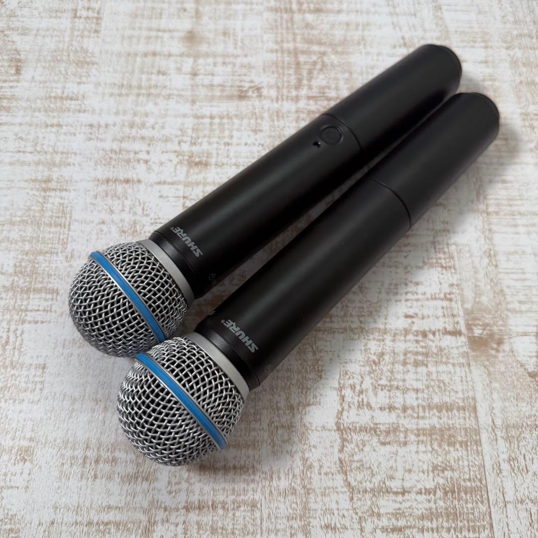 美品　SHURE BLX288J SM58-JB ワイヤレスマイクセット