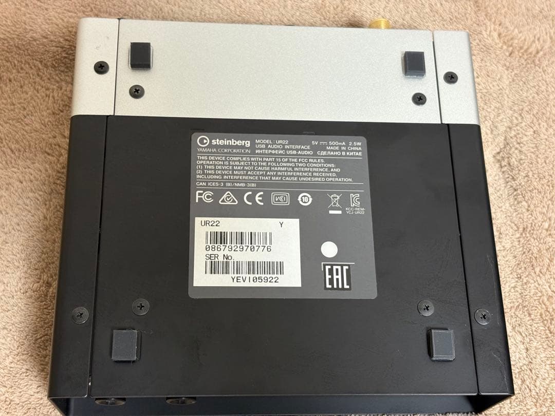 steinberg UR22オーディオインターフェイス マランツMPM-1000