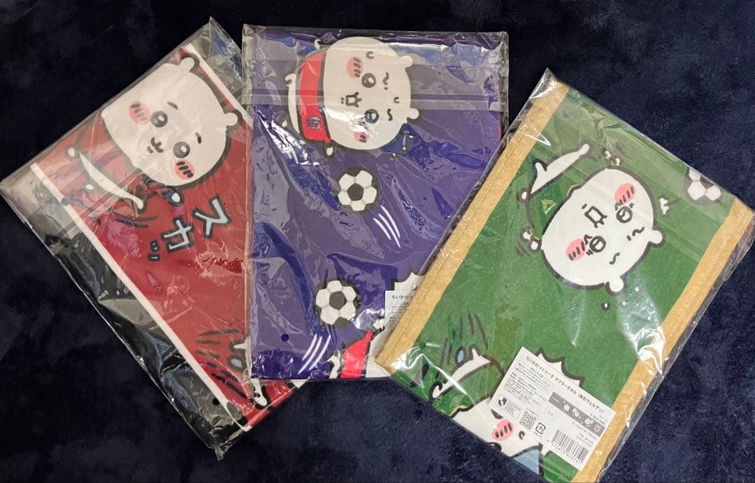 ちいかわ×Jリーグ マフラータオル ヴィッセル神戸 東京ヴェルディ セレッソ大阪