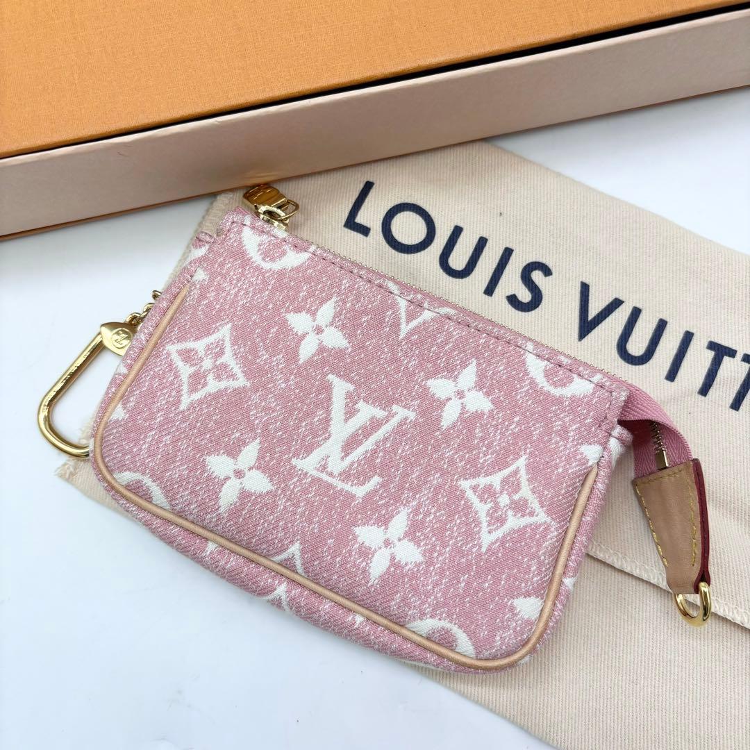 美品　ルイヴィトン モノグラム ジャガード マイクロ ポシェット アクセソワール