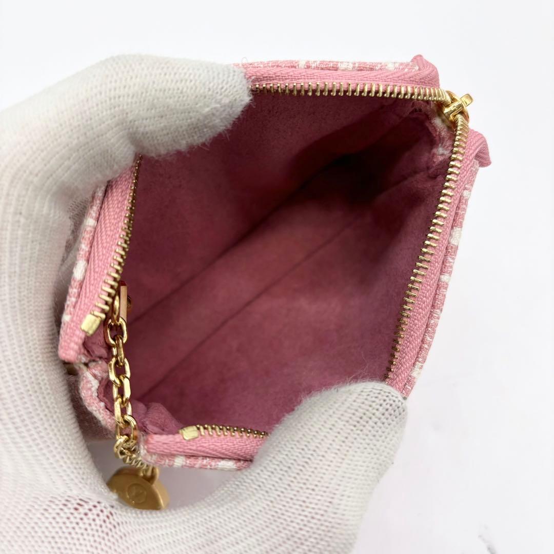 美品　ルイヴィトン モノグラム ジャガード マイクロ ポシェット アクセソワール