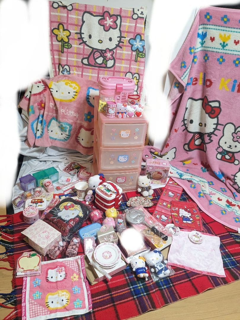 キティ　まとめ売り　希少　レア　非売品　昭和レトロ　新品〜中古　毛布　まとめ売り