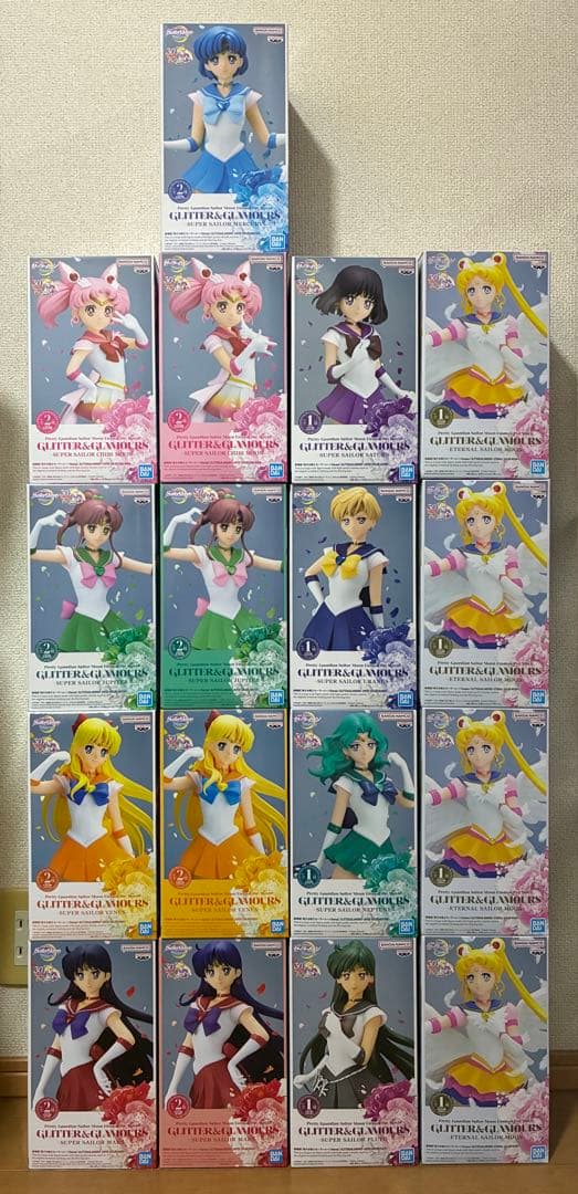 セーラームーン GLITTER & GLAMOURS フィギュア まとめ売り
