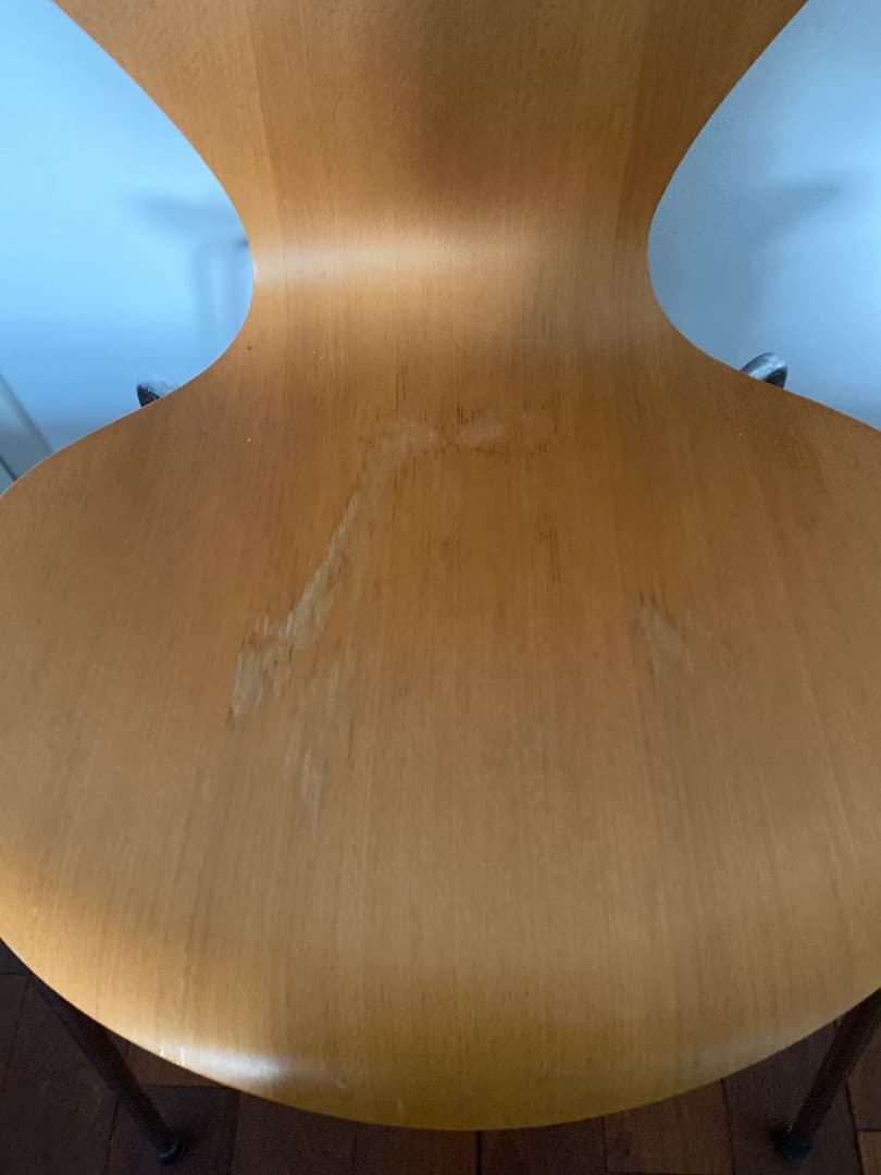 bmt様アルネヤコブセン　フリッツハンセン　セブンチェア1990年　ナチュラル②