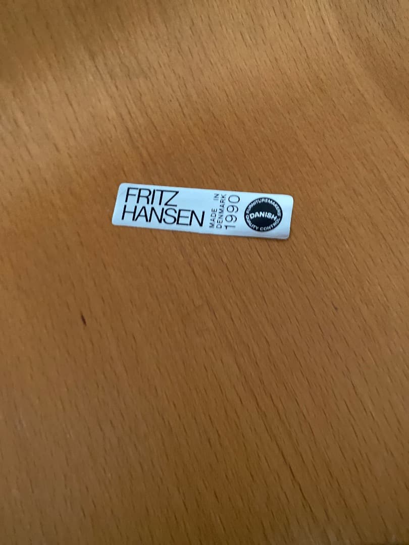 bmt様アルネヤコブセン　フリッツハンセン　セブンチェア1990年　ナチュラル②