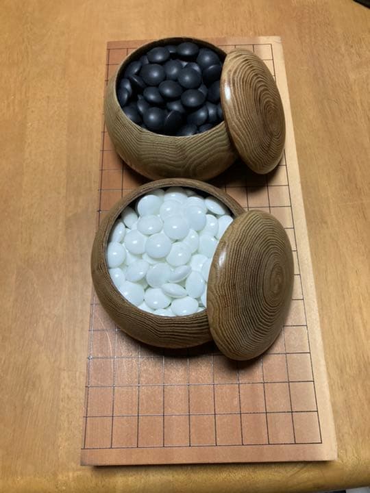 囲碁盤と石プラス対局時計