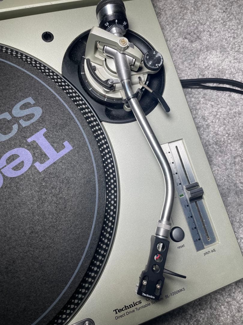極美品 Technics SL-1200MK5-S テクニクス ターンテーブル