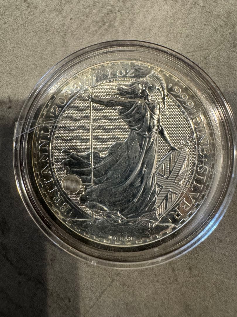 チャールズ3世 2023年 2ポンド銀貨