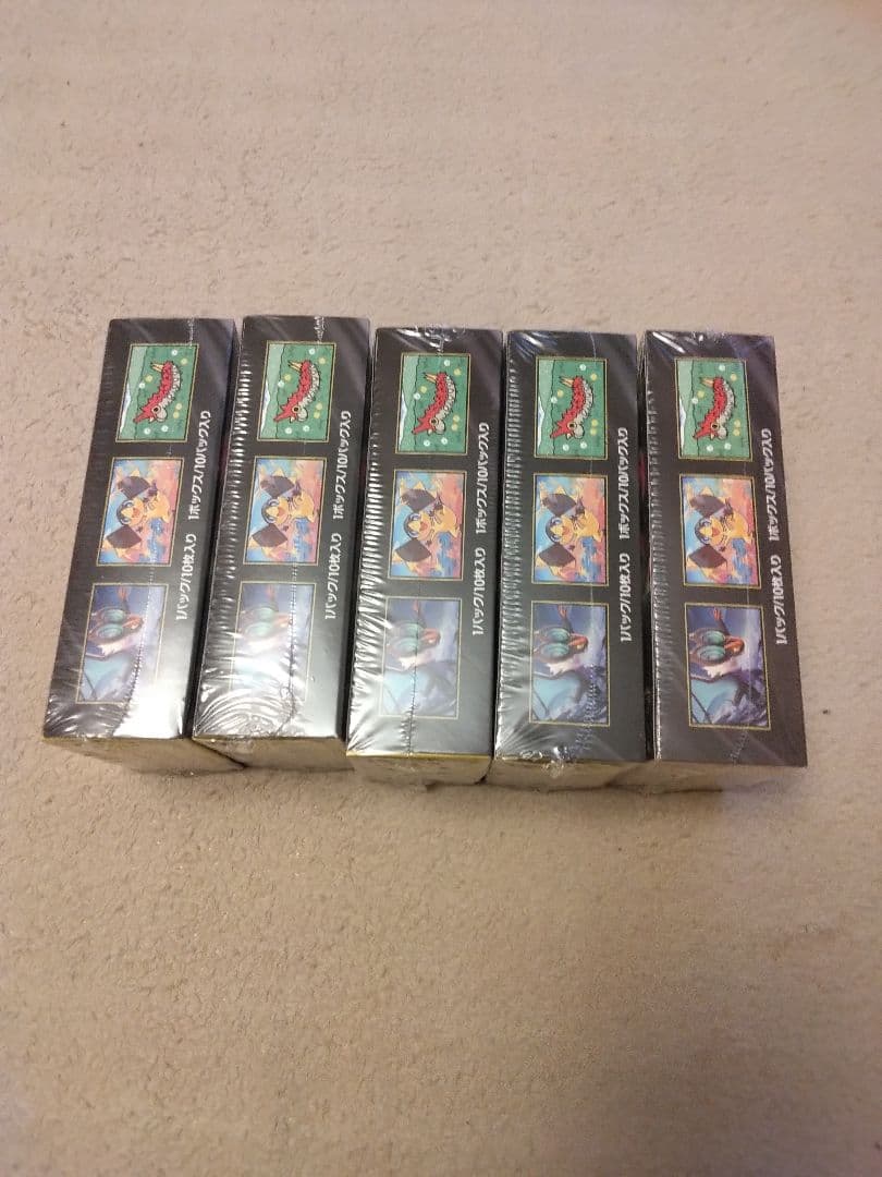 ポケモン MEGA ドリームex BOX シュリンク付き未開封　5BOX