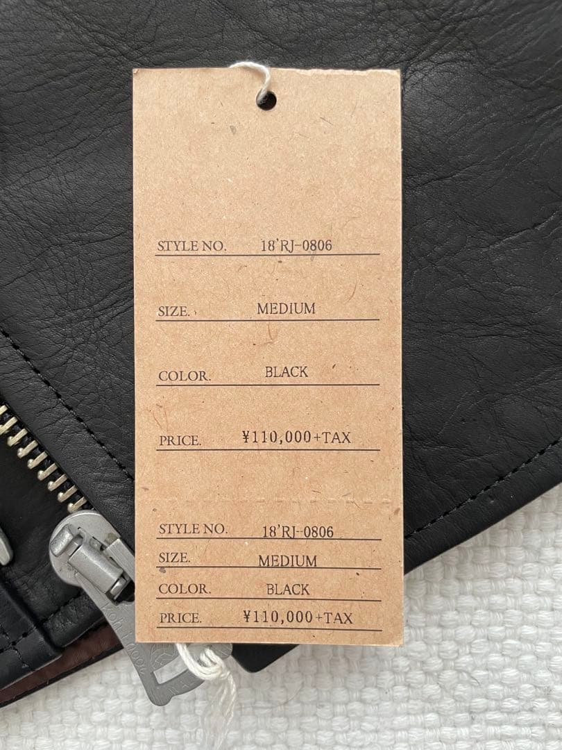 RATS 18RJ-0806 レザージャケット M 新品タグ付 ライダース