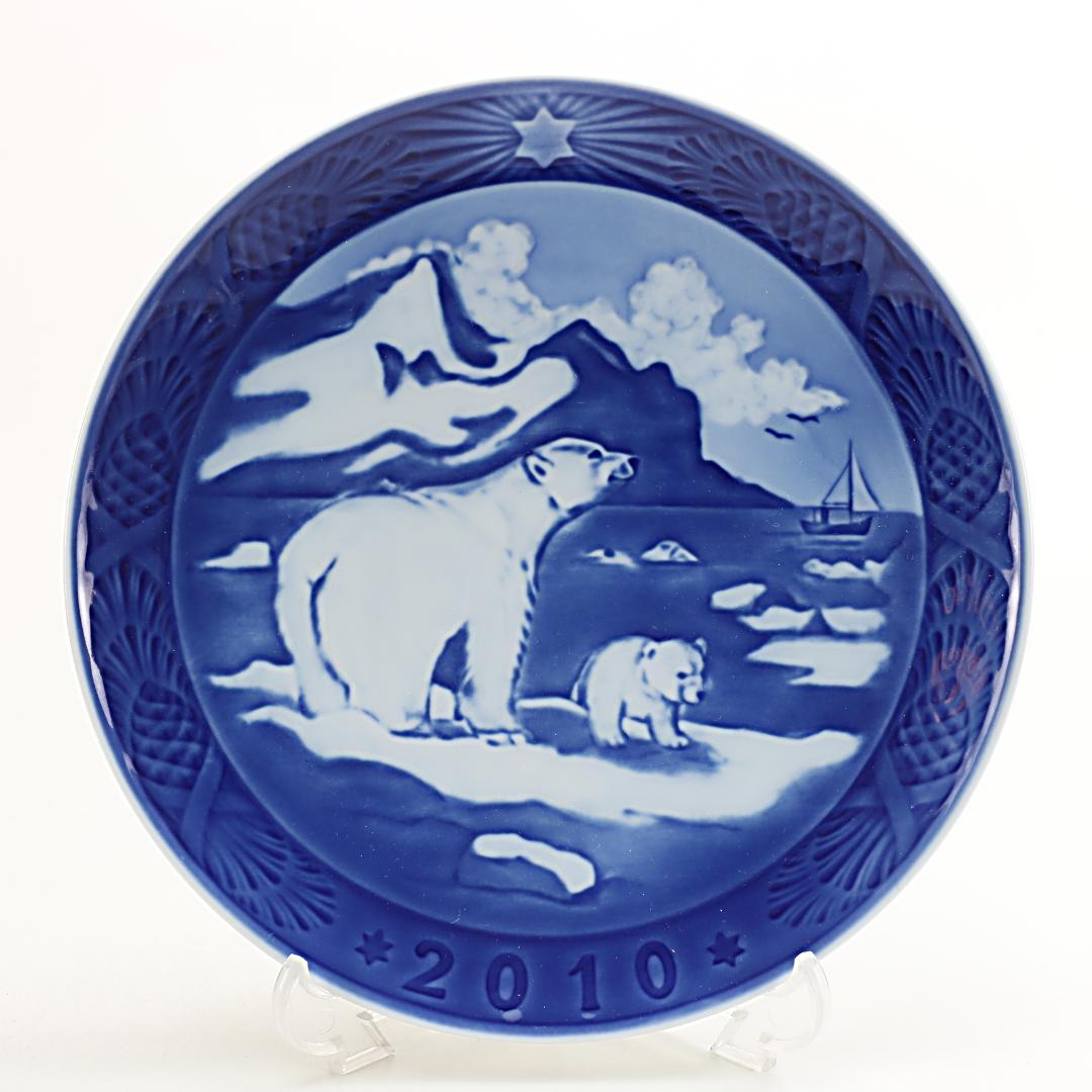 2010年 「グリーンランドのクリスマス」イヤープレート ロイヤルコペンハーゲン