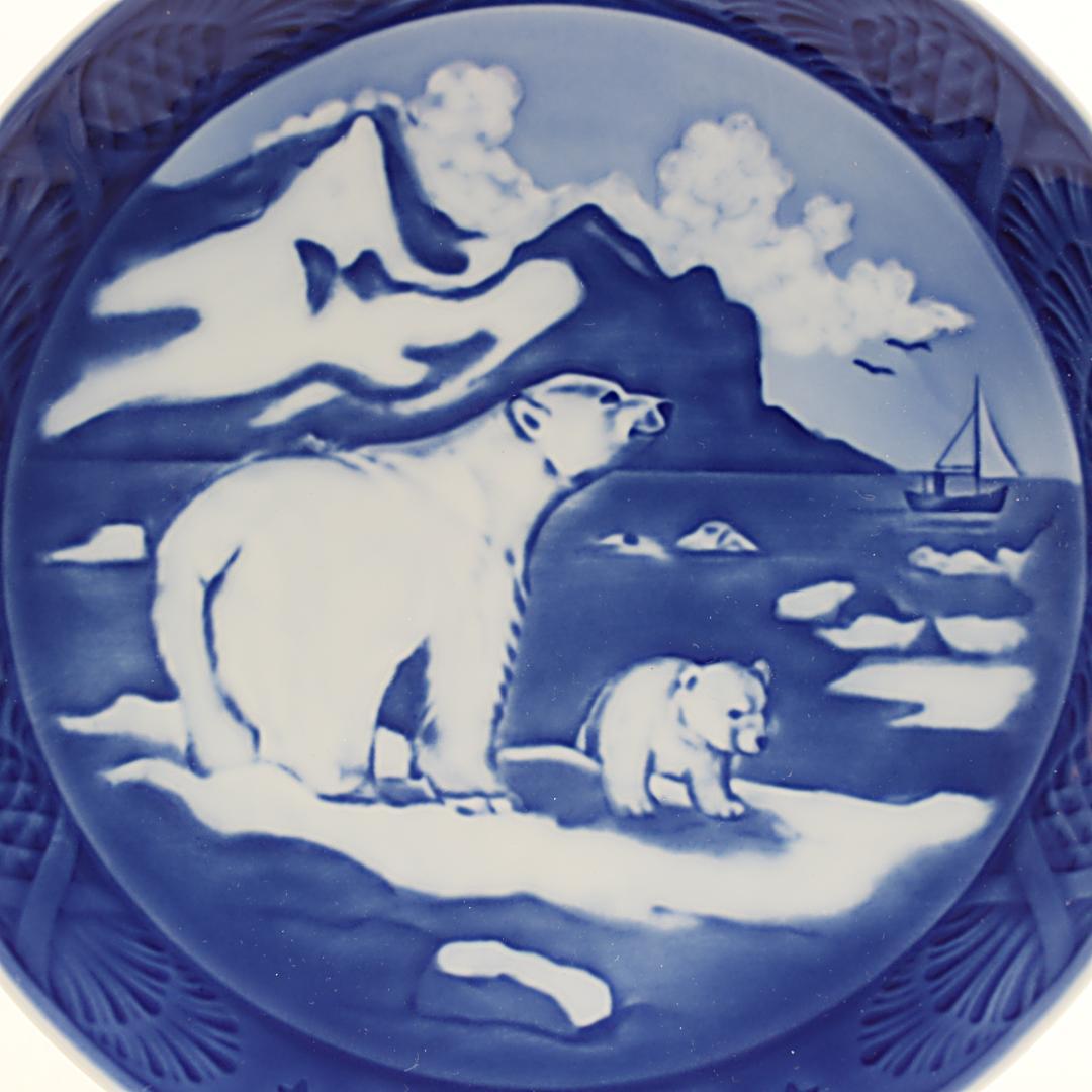 2010年 「グリーンランドのクリスマス」イヤープレート ロイヤルコペンハーゲン