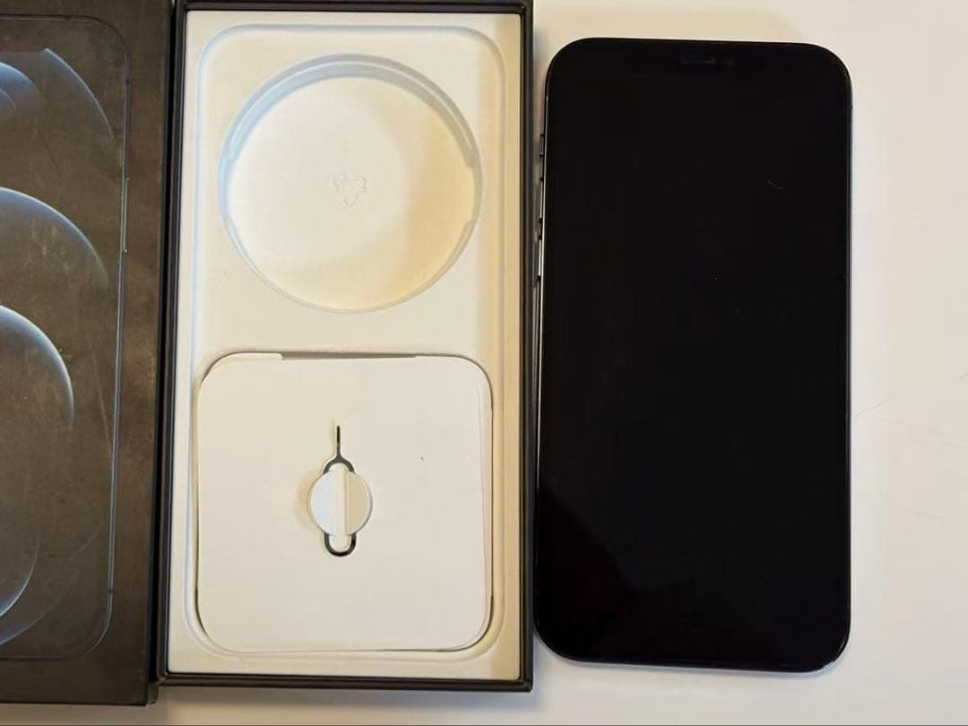 【美品】SIMフリーiPhone12 Pro パシフィックブルー本体　256GB