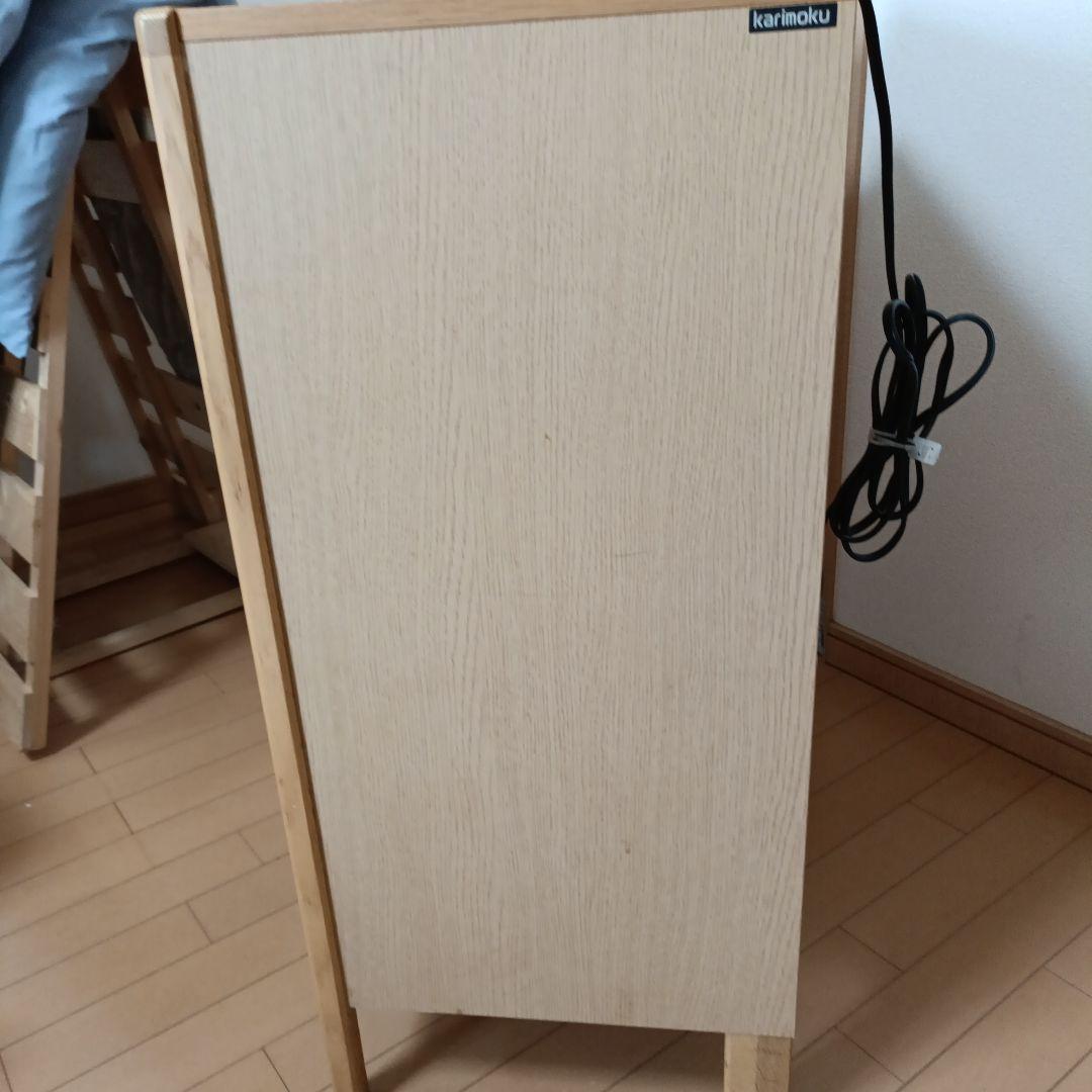 カリモク 小型キャビネットfor FAX プリンター 電話 ベッドサイド