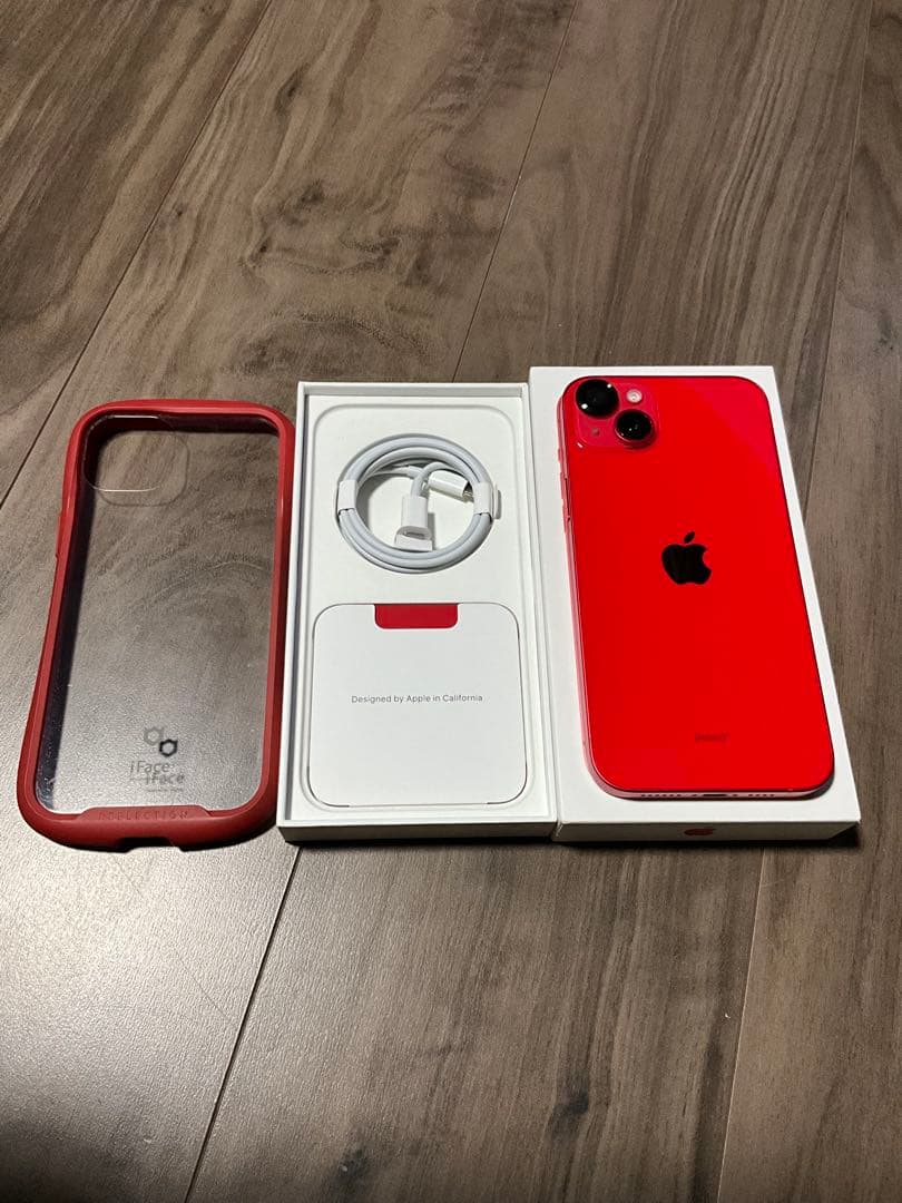 美品！iPhone 14 plus PRODUCTRED 512GB 赤