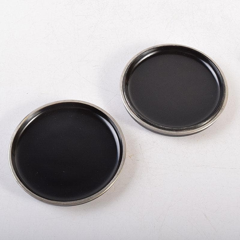 茶道具　黒漆　秋草蒔絵　香合　時代箱　V 8312